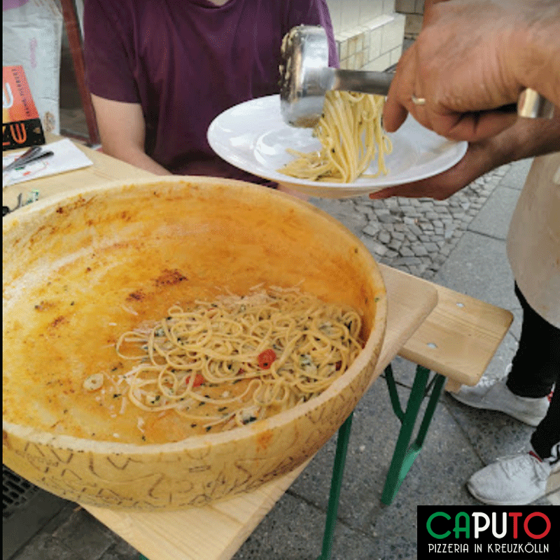Caputo Pasta mit frischen Parmesankäse